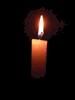 Burning candle.