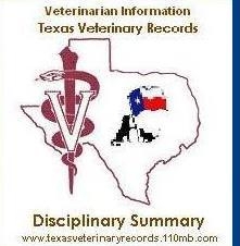 Texas Veterinary Records