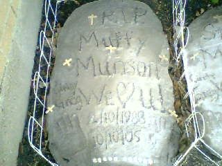 Muffy's grave